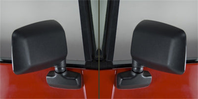 Omix Door Mirror Kit Black- 87-95 Jeep Wrangler YJ