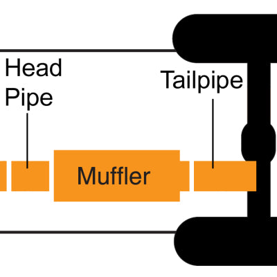 Gibson 02-03 Nissan Frontier SE 3.3L 2.5in Cat-Back Single Exhaust - Stainless