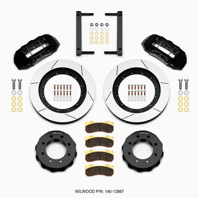 Wilwood TX6R Front Kit 16.00in Black 2005-2012 Ford F250/F350 4WD