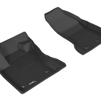 3D MAXpider 2015-2020 Jeep Renegade Kagu 1st Row Floormat - Black
