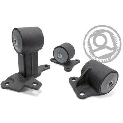 Innovative 94-97 Accord H/F Series Black Steel Mounts 95A Bushings
