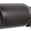 Go Rhino Exhaust Tip - Textured black - ID 2 1/2in x L 8in x OD 4in