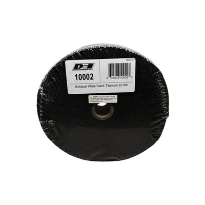DEI Exhaust Wrap 2in x 100ft - Titanium - Black