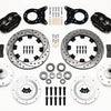 Wilwood Forged Dynalite Front Kit 12.19in Drilled 1965-1969 Mustang Disc & Drum Spindle