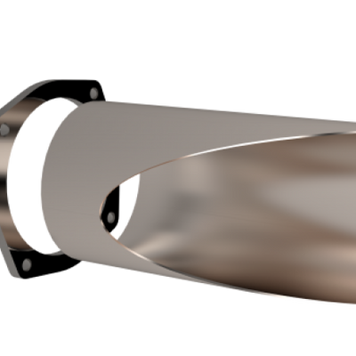 QTP 5in Weld-On QTEC DIY Cutout Pipe