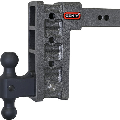 Gen-Y Mega Duty 2.5in Shank 9in Drop 3.5K TW 32K Hitch w/GH-0161 Dual-Ball