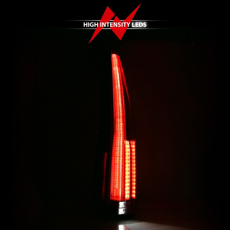 ANZO 2007-2014 Chevrolet Tahoe Led Taillights Red/Clear