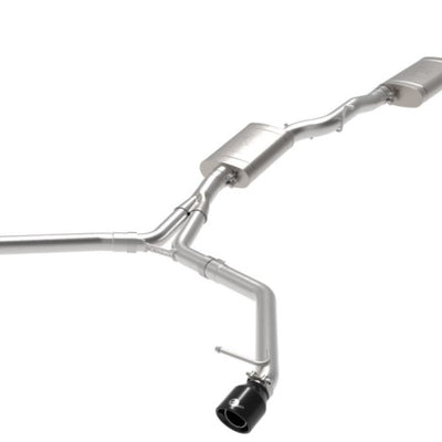 afe MACH Force-Xp 13-16 Audi Allroad L4 SS Cat-Back Exhaust w/Black Tips