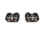 Akrapovic 2021+ BMW G87 M2, G80 M3 &amp; G82 M4 Octagonal Carbon Design Tail Pipe Set