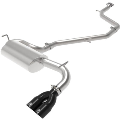 aFe Takeda 18-21 Toyota C-HR 2.0L 2.5in 304 Stainless Steel Cat-Back Exhaust w/ Black Tip