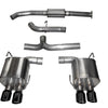 Corsa 2015-2021 Subaru WRX Cat Back Exhaust Black Quad 3.5in Tips *Sport*