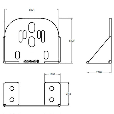 Ridetech Bolt-on Upper AirSpring Bracket