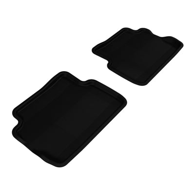 3D MAXpider 2008-2011 Ford Focus Kagu 2nd Row Floormats - Black