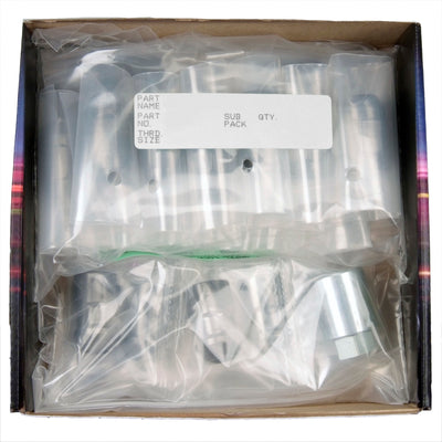 McGard 5 Lug Hex Install Kit w/Locks (Cone Seat Nut / Bulge) 1/2-20 / 3/4 Hex / 1.45in. L - Black