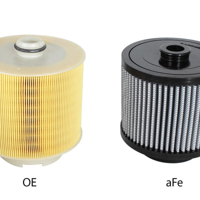 aFe MagnumFLOW Air Filters OER Pro DRY S 05-11 Audi A6 Quattro (C6) V6 3.2L