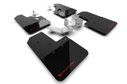 Rally Armor 21-25 Ford Bronco (Plstc Bmpr + RR - NO Rptr/Sprt) Blk Mud Flap w/Red Logo