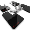 Rally Armor 21-24 Ford Bronco (Plstc Bmpr + RR - NO Rptr/Sprt) Blk Mud Flap w/Red Logo