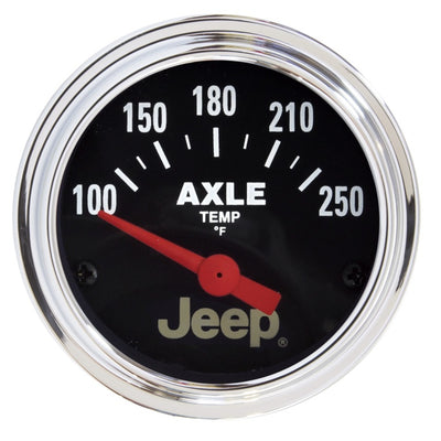 Autometer Jeep 52.4mm Short Sweep Electronic 100-250 Def F Axle Temperature Gauge