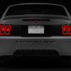 Raxiom 99-04 Ford Mustang Excluding 99-01 Cobra Icon LED Tail Lights- Black Housing (Smoked Lens)