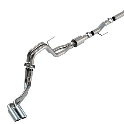 Borla F-150 2021 5.0L 2dr RC SB (122.8 WB) XL/XLT 3/2.25 DSE Cat-Back ATAK Chrome Tips