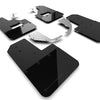 Rally Armor 21-24 Ford Bronco (Steel Bmpr + RB - NO Rptr/Sprt) Blk Mud Flap w/Met. Blk Logo