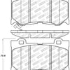 StopTech Performance 09-13 Infiniti FX35/FX37/FX45/FX50/08-13 G37 / 09-12 370Z Front Brake Pads