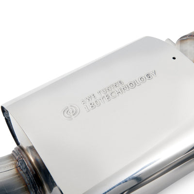 AWE Tuning Audi C7.5 A7 3.0T Touring Edition Exhaust - Quad Outlet Chrome Silver Tips