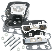 S&S Cycle 99-05 BT Super Stock 79cc Cylinder Head Kit - Wrinkle Black