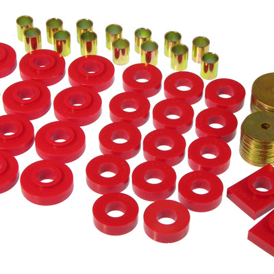 Prothane 55-57 Chevy Full Sedan Body Mount - Red