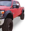 Bushwacker 11-16 Ford F-250 Super Duty Cutout Style Flares 2pc - Black