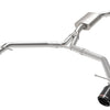 afe MACH Force-Xp 13-16 Audi Allroad L4 SS Axle-Back Exhaust w/ Carbon Tips