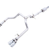 AWE Tuning 4th Gen GM 1500 5.3L 0FG Catback Split Rear Exit (w/ Bumper Cutouts) - Quad Chrome Tips