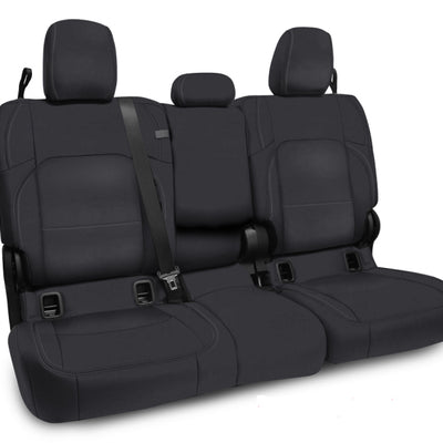 PRP 2020+ Jeep Gladiator JT Rear Bench Cover with Leather Interior - All Black