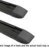 Rhino-Rack 07-10 Jeep Wrangler 2 Door SUV Vortex RLT600 Track Mount 2 Bar Roof Rack - Black