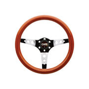 OMP Mugello Wooden Steering Wheel 350mm Handgrip Oval25X23mm