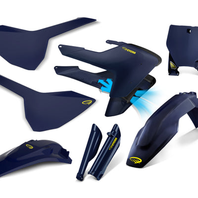 Cycra 16-18 Husqvarna FC250 Powerflow Body Kit - OEM Blue