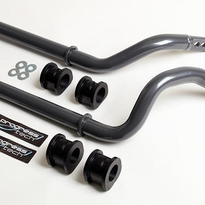 Progress Tech 14-19 Chevy Corvette C7 Front/Rear Sway Bar Kit(F 32mm Tub Non-Adj / R 33.3mm Tub Adj)