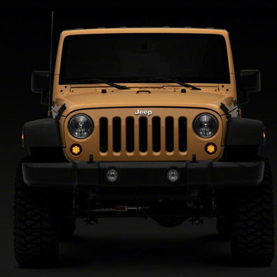 Raxiom 07-18 Jeep Wrangler JK Axial Series LED Turn Signals- Smoked