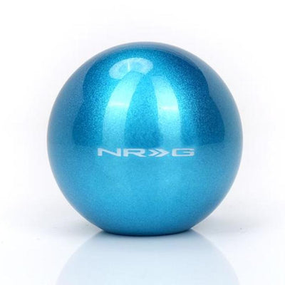 NRG Teal Sparkly Painted Titaniumround Shifter Heavy Weight