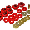 Energy Suspension 07-13 Chevrolet Silverado 1500/GMC Sierra 1500 4WD Body Mount Bushing Set - Red