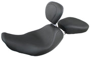 Mustang 97-07 Harley Rd King, 06-07 Str Glide, 00-05 Eagle Wide Tripper Solo Seat w/DBR - Black