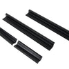 Kentrol 07-18 Jeep Wrangler JK Entry Guards 4 Pieces 4 Door - Textured Black