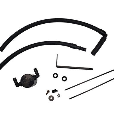 J&L 22-25 Subaru BRZ/GR86 2.4L Passenger Side Oil Separator 3.0 - Black Anodized