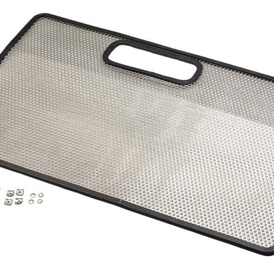 Kentrol 1997 Jeep Wrangler TJ Bug Shield - Polished Silver