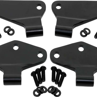 Kentrol 07-18 Jeep Wrangler JK Body Door Hinge Set 4 Pieces 2 Door - Powdercoat Black