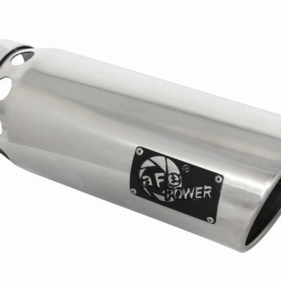 aFe MACHForce XP Cat-Back SS-304 5in Intercooled Exh Tip 5in In x 6in Outx16inL Bolt-On Right (Pol)