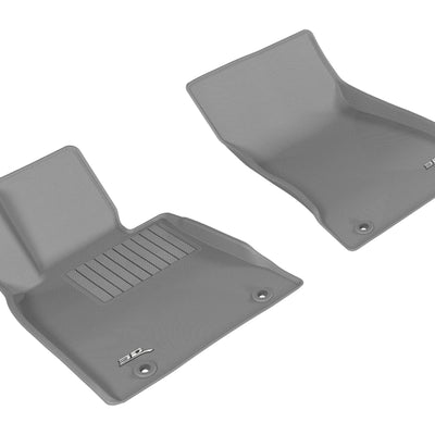 3D MAXpider 2015-2019 Genesis/Hyundai G80/Genesis Sedan Kagu 1st Row Floormat - Gray