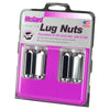 McGard Hex Lug Nut (Cone Seat / Duplex) M14X2.0 / 13/16 Hex / 2.25in. Length (4-Pack) - Chrome
