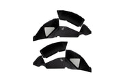 Fishbone Offroad 2018+ Jeep Wrangler JL Rear Pair Aluminum - Black Powdercoat Inner Fenders