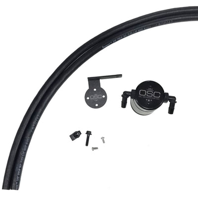 J&L 13-18 Ford Escape 2.0 EcoBoost 2.0 Oil Separator 3.0 Passenger Side - Black Anodized